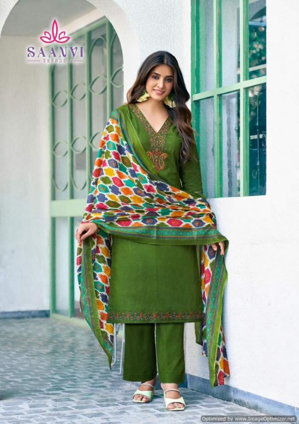 Saanvi Romani Cambric Cotton Printed Dress Material